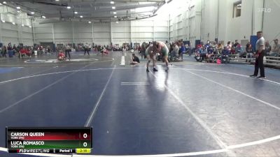 197 lbs Cons. Round 4 - Carson Queen, York (PA) vs Luca Romasco, York (PA)