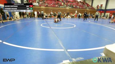 70 lbs Rr Rnd 4 - Gauge Huffman, Northwast Take Down Club vs Conner Woods, Salina Wrestling Club