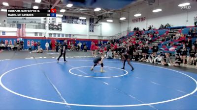 103 lbs Finals (2 Team) - Madeline Gavares, Ursinus vs Rebekah Jean-Baptiste, Emmanuel University
