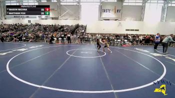 88 lbs Cons. Round 2 - Mason Michna, Club Not Listed vs Matthew Fox, Club Not Listed