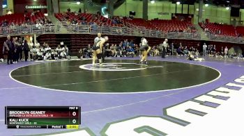 125 lbs Round 6 (8 Team) - Kali Kuck, Northwest Girls vs Brooklyn Geaney, Papillion-La Vista South Girls