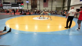 160 lbs Rr Rnd 3 - Ethan Higgins, TNWC Purple vs Kevin Mallon, Apache Black