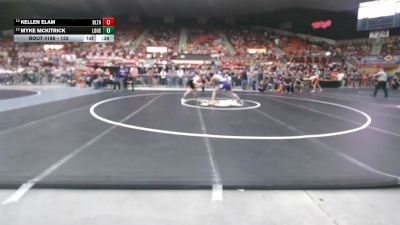 132 lbs Cons. Round 1 - Kellen Elam, Beloit HS vs Myke McKitrick, Louisburg HS