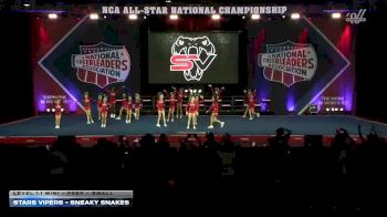 Stars Vipers - Sneaky Snakes [2026 L1.1 Mini - PREP - Small] 2026 NCA All-Star National Championship