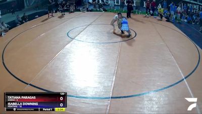 120 lbs Champ Round 1 (16 Team) - Tatiana Paragas, Hawaii vs Isabella Downing, Montana