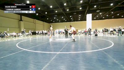 215 lbs Champ. Round 2 - Caleb Semon, MO vs Connor Cannon, OK