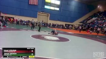 3 - 106 lbs Cons. Round 2 - Isaac Stevens, Wilson Memorial HS vs Simon Dronov, Broadway HS