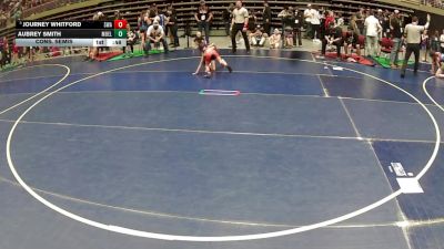 56 lbs Cons. Semis - Aubrey Smith, Montrose Elite vs Journey Whitford, Sanderson Wrestling Academy