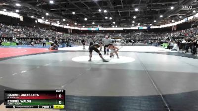 150 lbs Cons. Round 2 - Ezekiel Walsh, Forest Grove vs Gabriel Archuleta, Pocatello