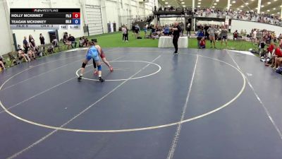 110 lbs Holly McKinney, Pennsylvania Red vs Teagan McKinney, Ohio Red