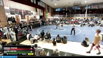160 lbs Semifinal - Austin Justice, Mead vs Samuel Thomas, University