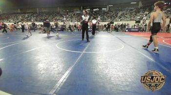 96 lbs Round Of 16 - Jackson Beckley, Team Tulsa Wrestling Club vs Gavino Perez, Marlow Outlaws