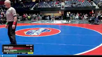 6A-132 lbs Cons. Round 3 - Gene Smith, St Pius X School vs Elijah Johnson, Effingham County