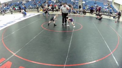 8U Boys - 43 lbs 5th Place Match - Ty Johnson, Rochelle Wrestling Club vs AJ McCloskey, Lebanon Tiger Wrestling Club