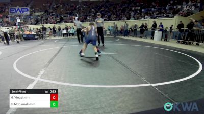 66 lbs Semifinal - Holden L Yingst, Keystone Kids Wrestling Club vs Sawyer McDaniel, Newcastle Youth Wrestling