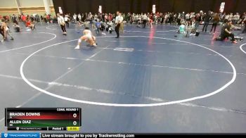 125 lbs Cons. Round 1 - Braden Downs, IA vs Allen Diaz, NE