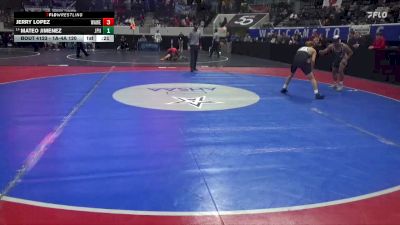 1A-4A 120 Cons. Round 2 - Mateo Jimenez, St. John Paul II vs Jerry Lopez, Walter Wellborn