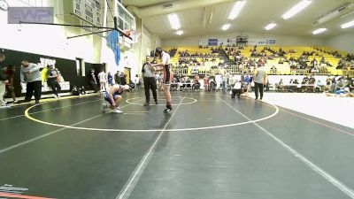 140-A lbs Consi Of 8 #2 - Dawson Holderbee, Tahlequah Wrestling Club vs Sebastian Garcia, Rogers Jr High