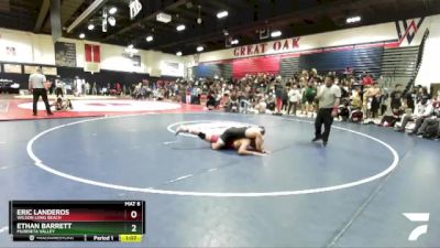 165 lbs Champ. Round 1 - Ethan Barrett, Murrieta Valley vs Eric Landeros, Wilson Long Beach