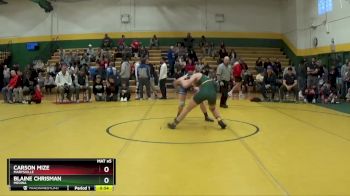 175 lbs Cons. Semi - Carson Mize, MARYSVILLE vs Blaine Chrisman, MEDINA