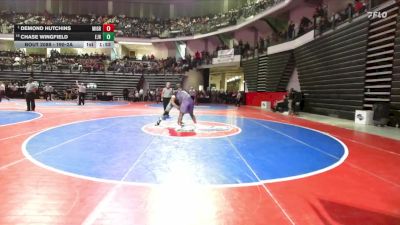 190-2A Champ. Round 1 - Demond Hutchins, Miller Grove vs Chase Wingfield, East Jackson HS