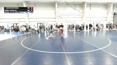 132 lbs 5th Place Match - Jacob Reynosa, Team Prestige Wrestling vs Uriel Castillo, Aviator Wrestling Academy
