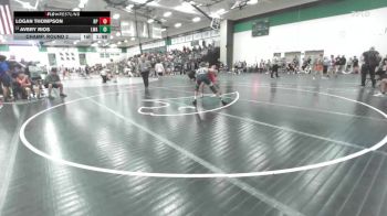 120 lbs Champ. Round 2 - Avery Rios, Lions Wrestling Academy vs Logan Thompson, Ray Pec