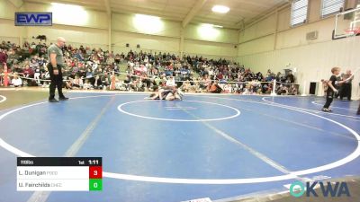 119 lbs Rr Rnd 1 - Laine Dunigan, Pocola Youth Wrestling vs Urijah Fairchilds, Checotah Matcats