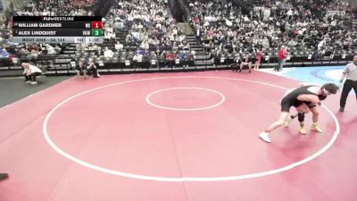 5A 144 lbs Champ. Round 1 - Alex Lindquist, Viewmont vs William Gardner, Woods Cross