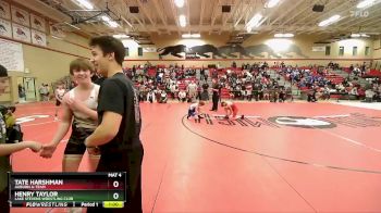 96 lbs Cons. Round 3 - Henry Taylor, Lake Stevens Wrestling Club vs Tate Harshman, Auburn A-Team