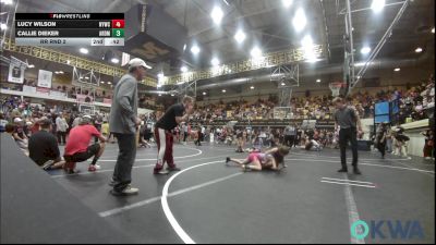 83 lbs Rr Rnd 4 - Lane Jager, Carl Albert vs Waylon Perez, Marlow Outlaws