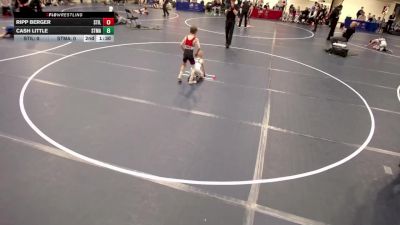 Elementary - 56 lbs Ripp Berger, Stillwater vs Cash Little, STMA