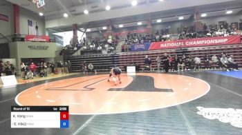 101 lbs Round Of 16 - Karina Vang, Doane (Neb.) vs Erin Hikiji, Providence (Mont.)