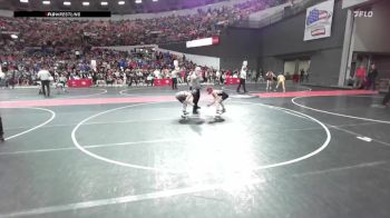 90 lbs Champ. Round 1 - Arthur Harcus, RT Elite / Belmont-Plattville Youth Wrestling vs Harper Salmon, North Crawford Seneca