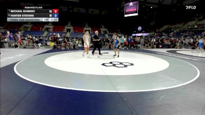 144 lbs Cons. Sub-quarters - Michael Romero, CA vs Hunter Stevens, WI