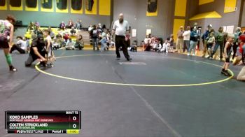 40 lbs Round 3 - KoKo Samples, Northeast Georgia Mat Monstars vs Colten Strickland, Backyard Brawlers