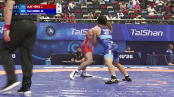 60 kg 1/8 Final - Cooper Mathews, United States vs Hinata Hanamori, Japan
