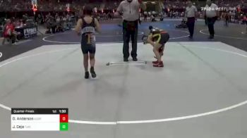 77 lbs Quarterfinal - Dakota Anderson, Team Aggression vs Jack Ceja, Turlock