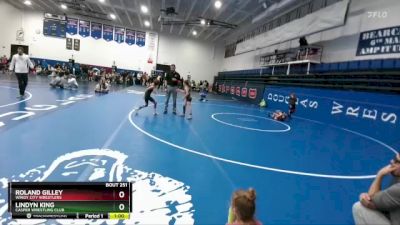 77 lbs Semifinal - Roland Gilley, Windy City Wrestlers vs Lindyn King, Casper Wrestling Club