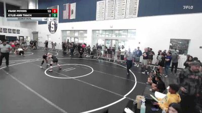 100 lbs Semifinal - Kylie-Ann Thach, Eastvale Elite vs Paige Peters, Ventura