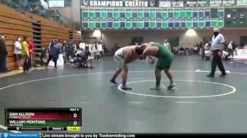 285 lbs Quarterfinal - Sam Allison, Murrieta Valley vs William Montano, Oceanside