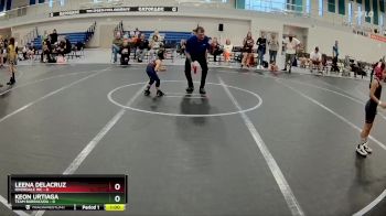 40 lbs Round 1 (6 Team) - Leena Delacruz, Riverdale WC vs Keon Urtiaga, Team Barracuda