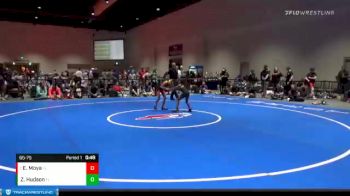 65-75 lbs Round 2 - Emma Moya, FL vs Zaria Hudson, FL