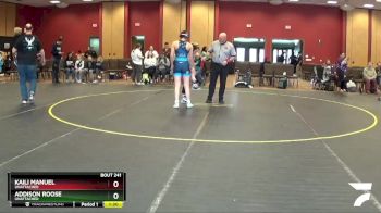 140-170 lbs Round 5 - Kaili Manuel, Unattached vs Addison Roose, Unattached