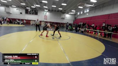 192 lbs Cons. Round 2 - Michael Turk, Montgomery High School vs JaKai Bell, Castro Valley High School