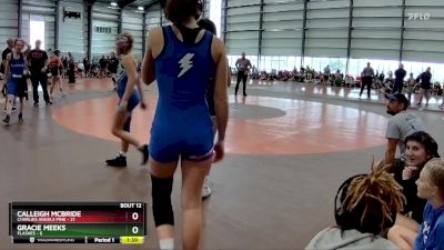 100 lbs Finals (8 Team) - Calleigh McBride, Charlies Angels Pink vs Gracie Meeks, Flashes