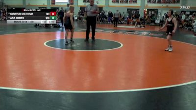 100 lbs Quarterfinal - Asa Jones, Wrath vs Cooper Dietrich, Tiger Wrestling Club