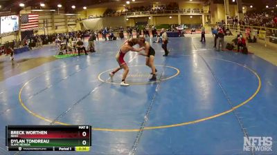 165 lbs Cons. Round 3 - Breck Worthen, Reno vs Dylan Tondreau, SLAM! NEVADA