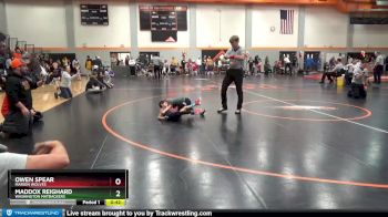 SPW-2 lbs Semifinal - Maddox Reighard, Washington Matbackers vs Owen Spear, Marion Wolves