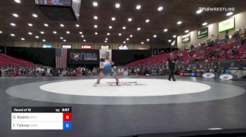 60 kg Round Of 16 - Dylan Koontz, Ohio Regional Training Center / TMWC vs Taylor Ticknor, Stars Wrestling Club